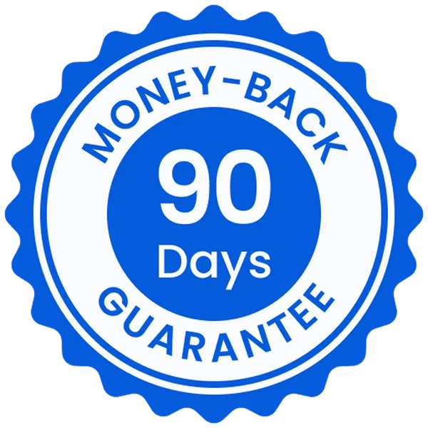 90-day money-back guarantee